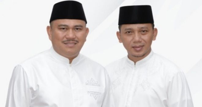 Bupati Bungo nomor urut 2, H Mashuri dan H Safrudin Dwi Apriyanto (Hamas-Apri).