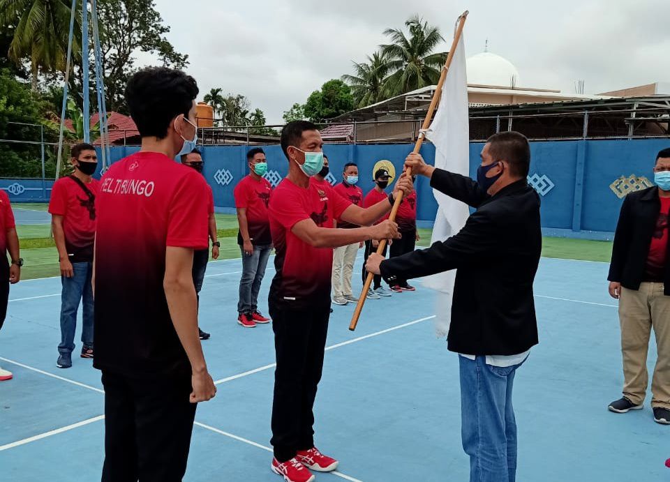 Ketua Pengprov PELTI Jambi H Fernando Haryanto Lantik Ketua PELTI Kabupaten Bungo.