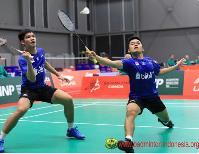 Leo Rolly Carnando/Deniel Marthin (Badminton Indonesia)