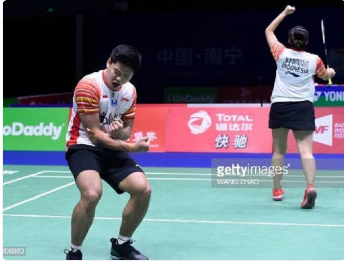 Praveen Jordan dan Melati Daeva Oktavianti/WANG ZHAO/AFP via Getty Images