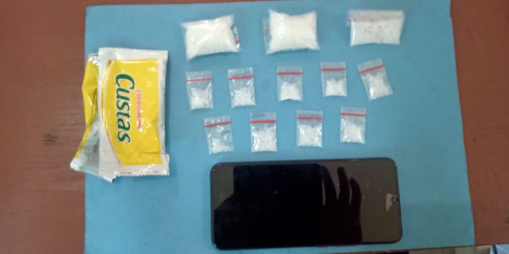 Barang bukti berupa narkoba jenis sabu.