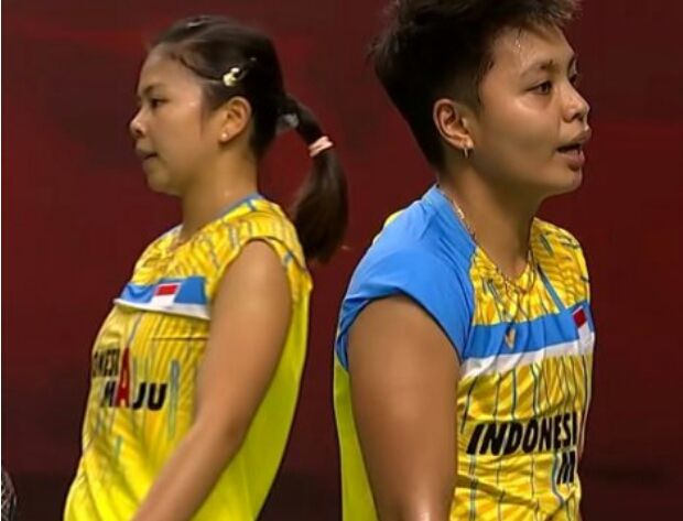 Pasangan ganda putri Indonesia Greysia Polii/Apriyani Rahayu. (BWF TV/Youtube)