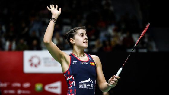 Pebulu tangkis Spanyol Carolina Marin.