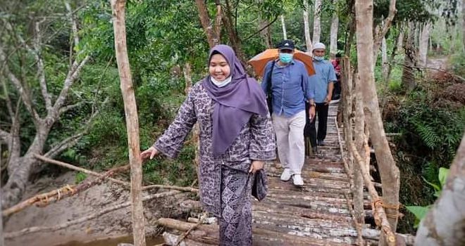 Bupati Masnah Jajal Wisata Napal.