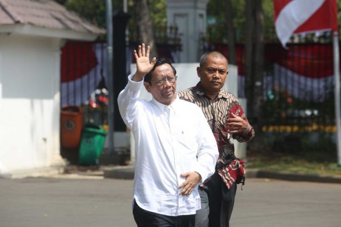 Menteri Koordinator Bidang Politik, Hukum, dan Keamanan Mahfud MD. (Faisal R Syam/Fajar Indonesia Network)