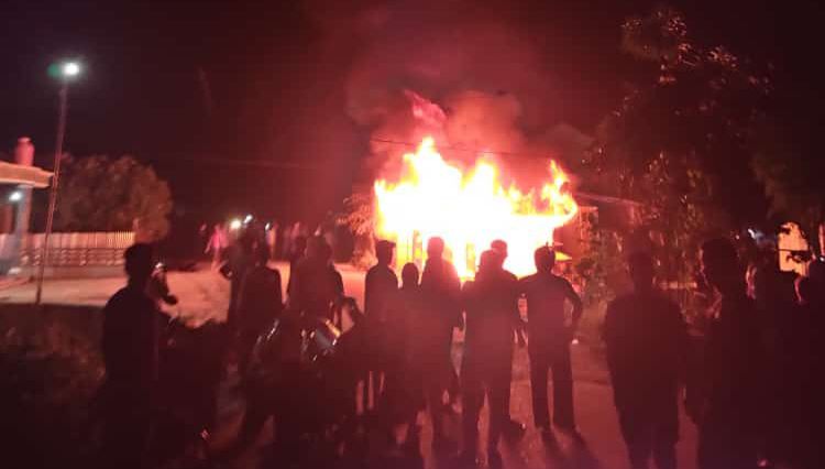 Kebakaran di Sarolangun.