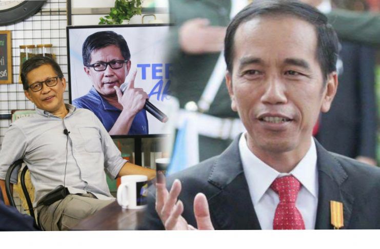 Rocky Gerung dan Jokowi ( ist)