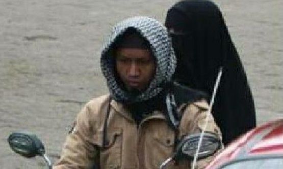 Foto dua terduga pelaku bomber gereja Katedral Makassar