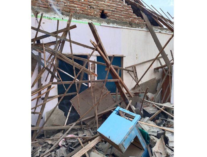 Kerusakan akibat ge,pa di Kabupaten Malang. 