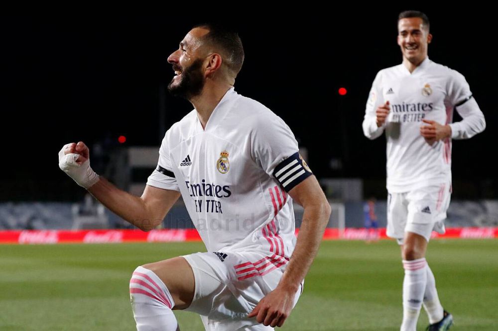 Pemain Real Madrid, Karim Benzema.