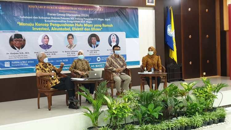 Mantan Wakil Ketua MK Mengusulkan Badan Otoritas Pengelolaan Hulu Migas.