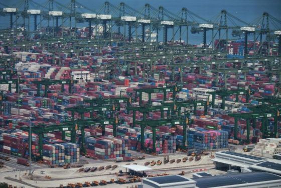 Ilustrasi Terminal Pasir Panjang. Setelah sebelumnya terjadi di rumah sakit dan Bandara Changi, kini klaster Covid-19 muncul di terminal pelabuhan.
