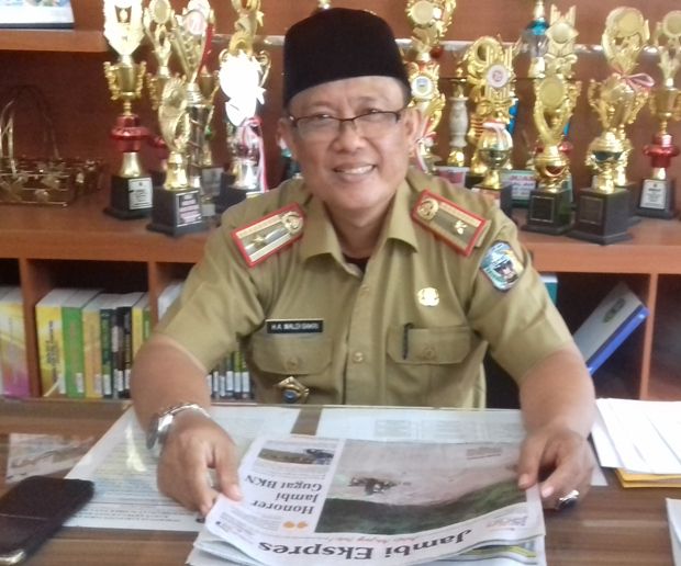 Waldi Bakri, Kepala BKPSDM Sarolangun