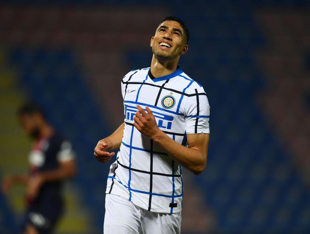 Pemain Inter Milan, Achraf Hakimi. (Inter Milan)