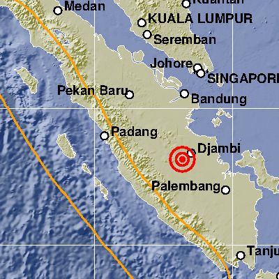 Batanghari Terjadi Gempa.