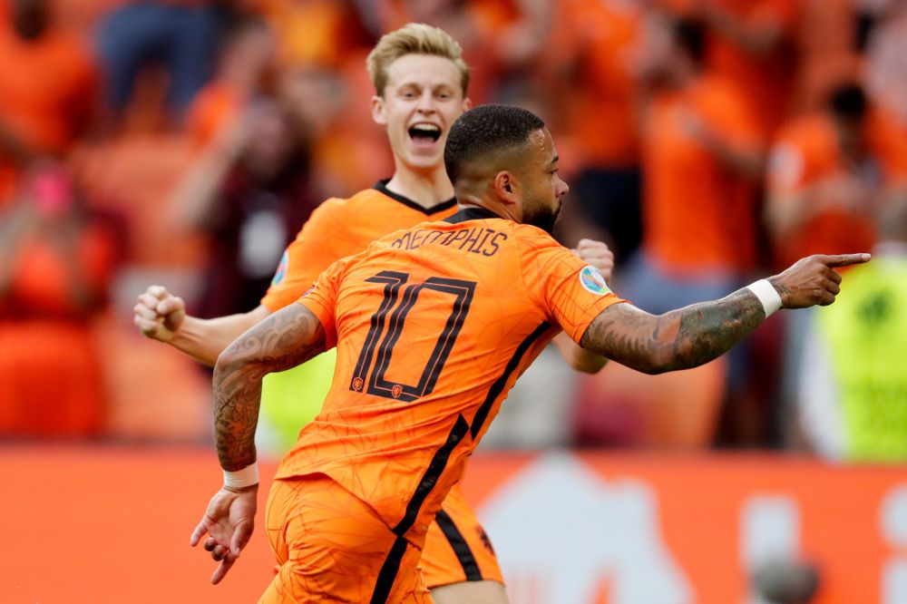 Pemain Belanda, Memphis Depay. 