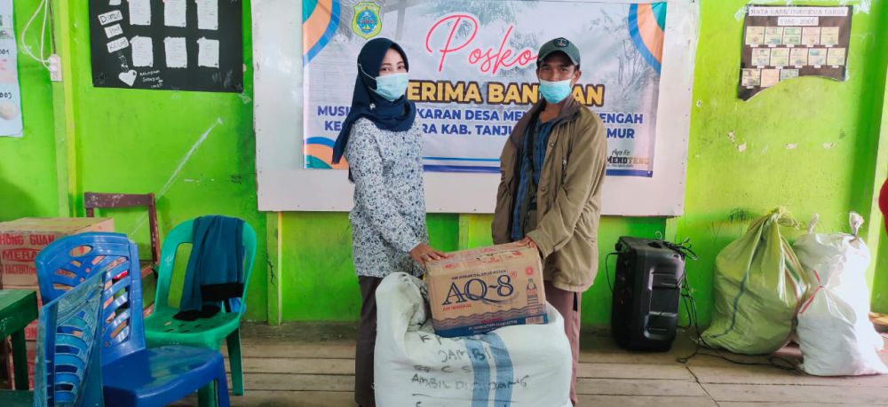 Peduli Terhadap Sesama, Pramuka Peduli Kuala Jambi Bantu Korban Kebakaran.