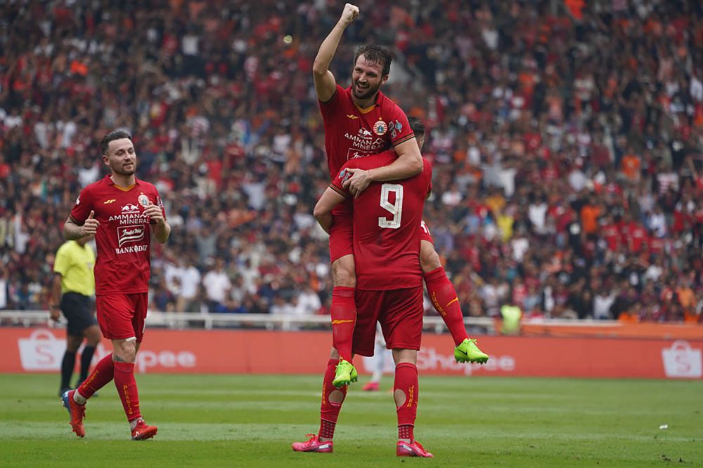 Pemain Persija Jakarta, Marco Motta. (Persija)
