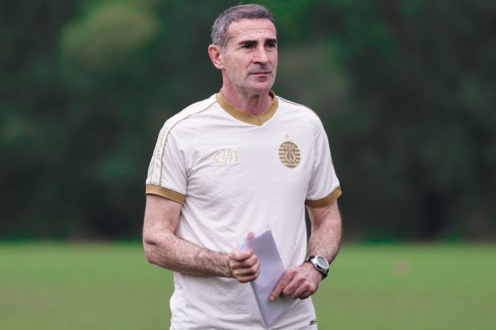 Pelatih Persija Jakarta, Angelo Alessio. (Persija)
