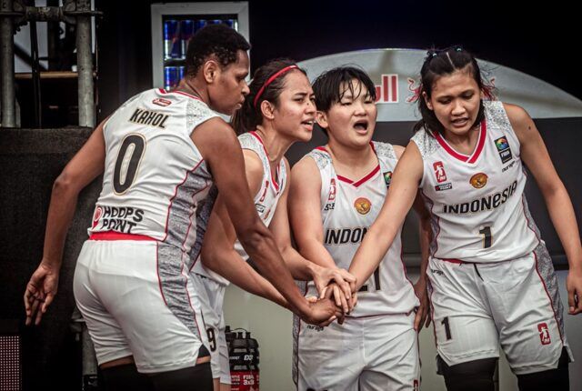 Timnas basket putri. (Perbasi)