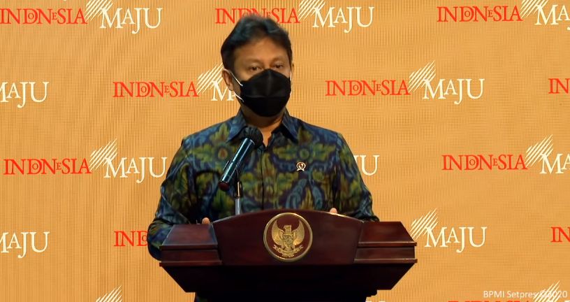 Menteri Kesehatan Budi Gunadi Sadikin. (Sekretariat Presiden/Youtube)
