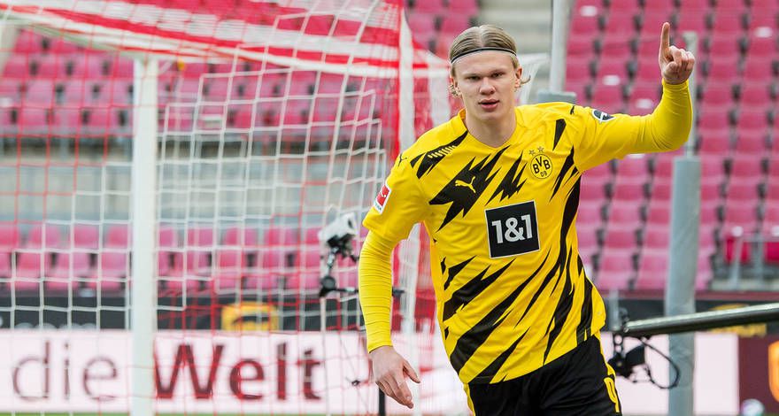 Striker Dortmund, Erling Haaland. (Situs Dortmund)
