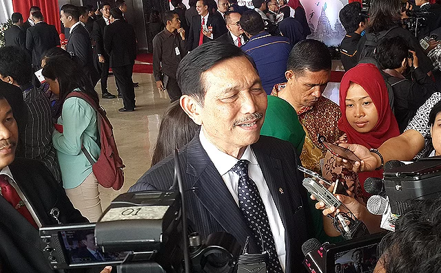 Menteri Koordinator Bidang Kemaritiman dan Investasi Luhut Binsar Pandjaitan.