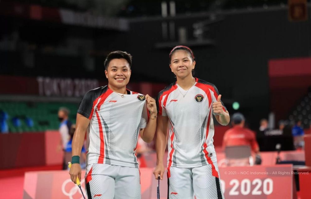 Ganda putri Indonesia, Greysia Polii/Apriyani Rahayu. 