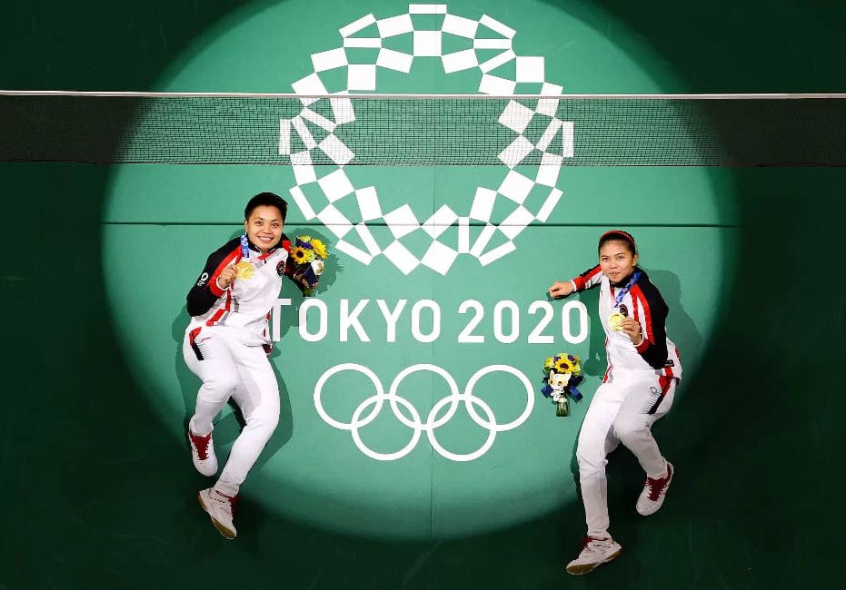 Pasangan ganda putri Indonesia, Greysia Polii/Apriyani. (Tokyo 2020)
