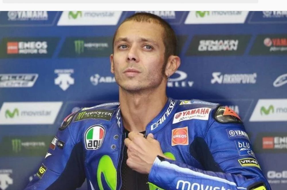 Pebalap legendaris asal Italia Valentino Rossi 