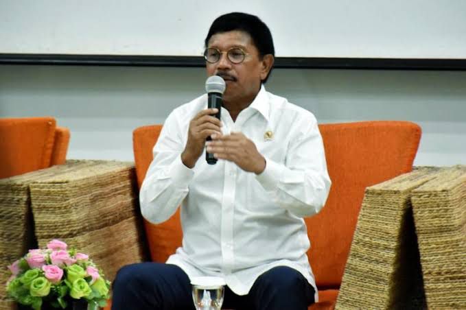 Menteri Komunikasi dan Informatika Johnny G. Plate. 