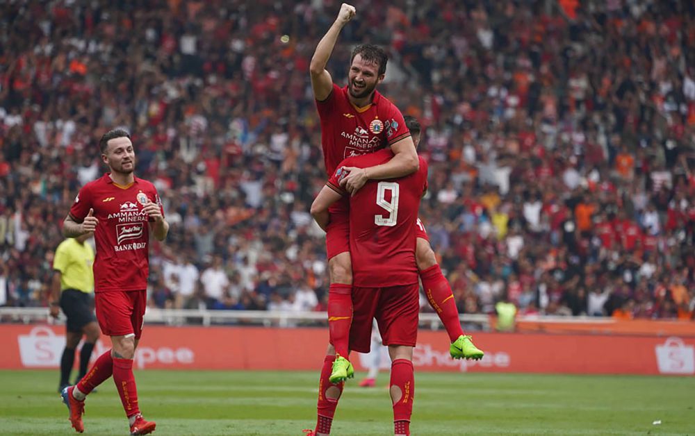 Pemain Persija Jakarta, Marco Motta. (Persija)