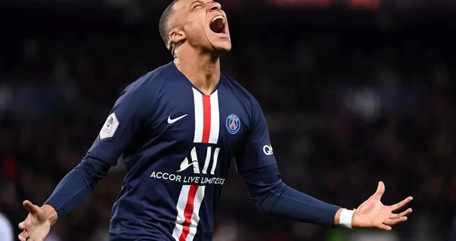 Striker PSG, Kylian Mbappe.