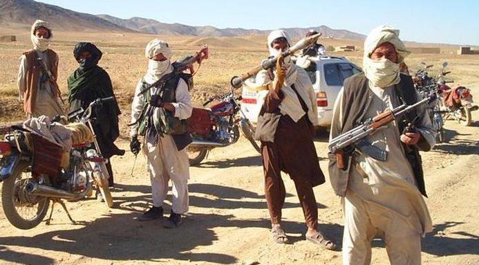 Ilustrasi Pasukan Taliban. 