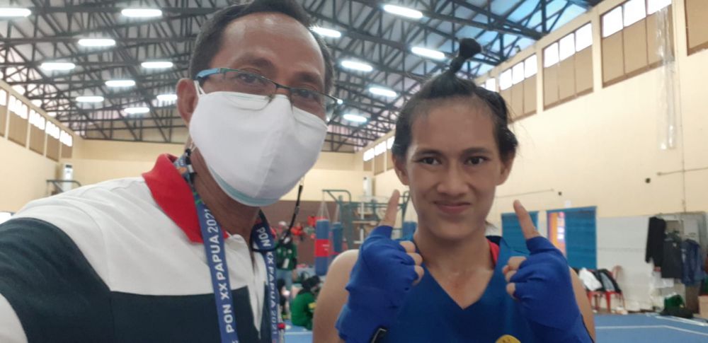 Atlet Wushu Berhasil Sumbang Emas Pertama Untuk Jambi di PON XX Papua.