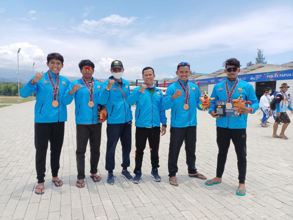 Atlet dayung Jambi di PON Papua