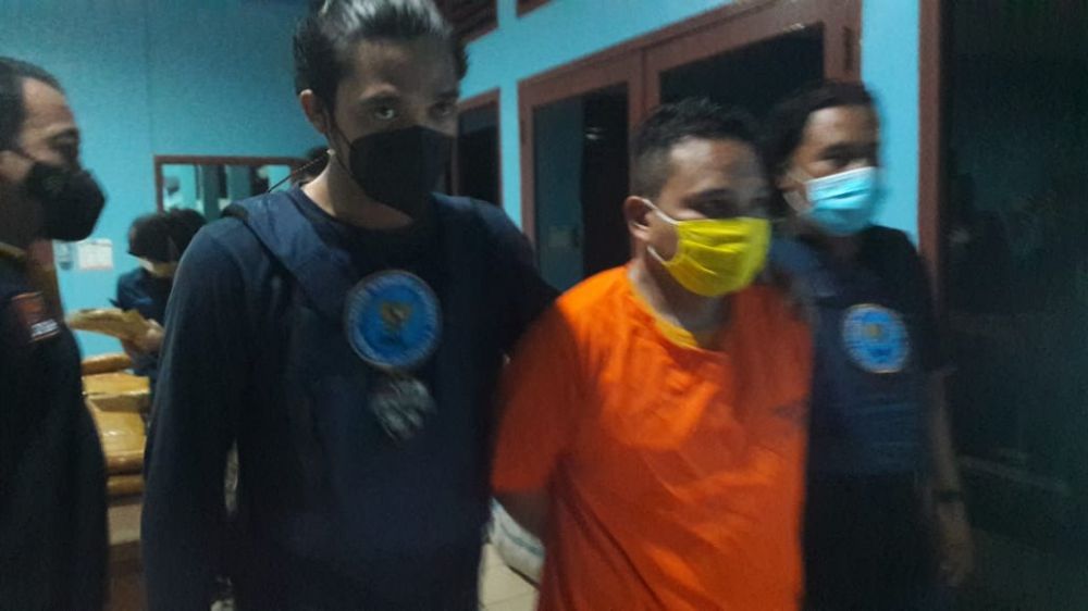 Kurir Ganja seberat 45 Kg yang ditangkap di daerah Bungo saat ini masih mendekam di sel tahanan BNNP Jambi dan diancam penjara seumur hidup