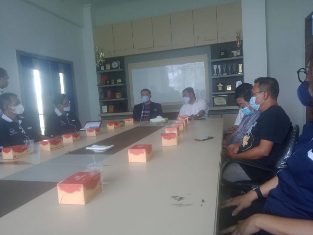 Ketua DPW NasDem Jambi Kunjungi Jambi Ekspres.