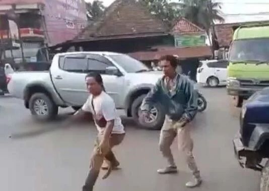 Tangkapan layar Instagram, saat Muhammad Nur mengejar Polantas