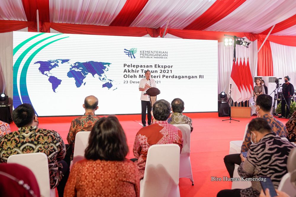Mendag Muhammad Lutfi dalam acara pelepasan ekspor mengungkapkan kerja sama dari seluruh pemangku kepentingan, baik pemerintah pusat, pemerintah daerah, dan para pelaku usaha berhasil mencatatkan peningkatan ekspor dan  mendorong pemulihan ekonomi nasional.