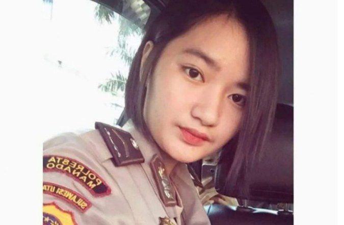 Briptu Christy Triwahyuni Cantika Sugiarto.