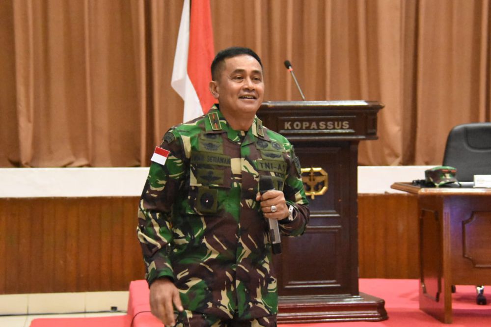 Danjen Kopassus, Brigjen Iwan Setiawan.