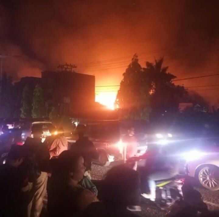 Kebakaran SDN 164 beberapa waktu lalu.