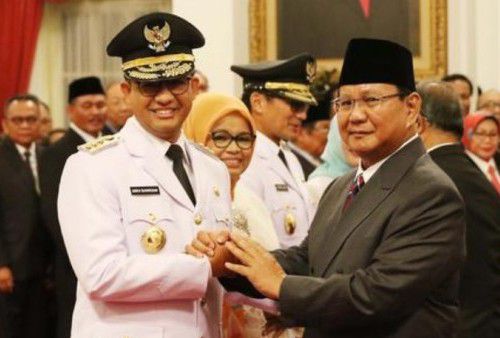Anies Baswedan dan Prabowo Subianto -Gerindra.
