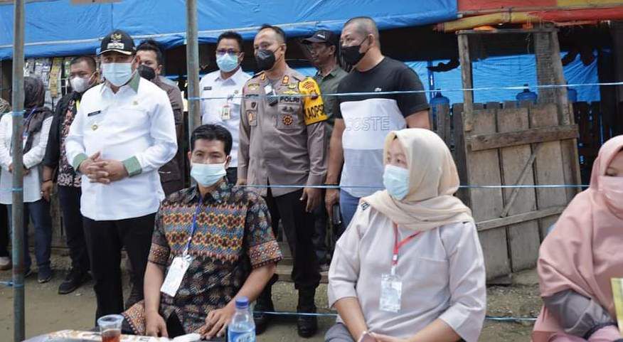 Bupati Bungo Mashuri meninjau pelaksanaan Pilrio