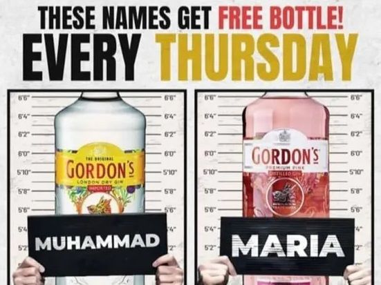 Promo Holywings yang memberikan minuman beralkohol gratis untuk yang bernama Muhammad dan Maria.