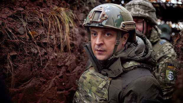 Presiden Ukraina Volodymyr Zelensky.