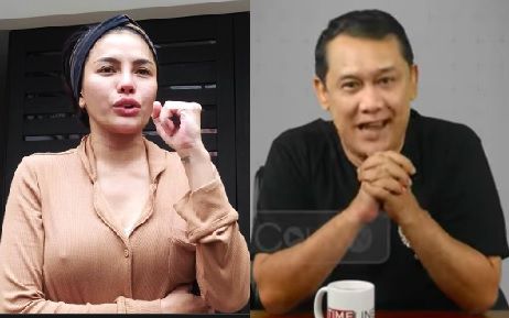 Nikita Mirzani dan Denny Siregar.