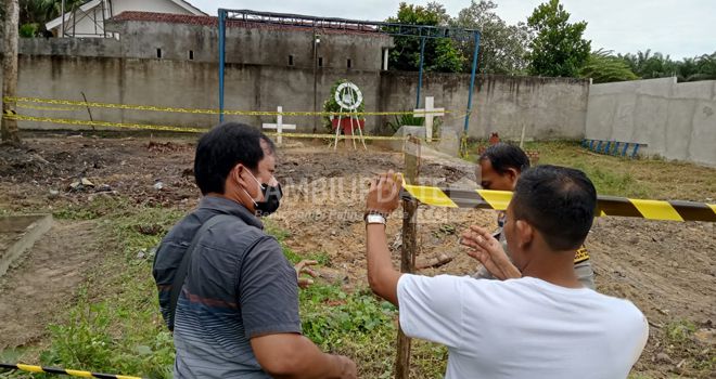 Begini Suasana Makam Brigadir Yoshua Jelang Autopsi.