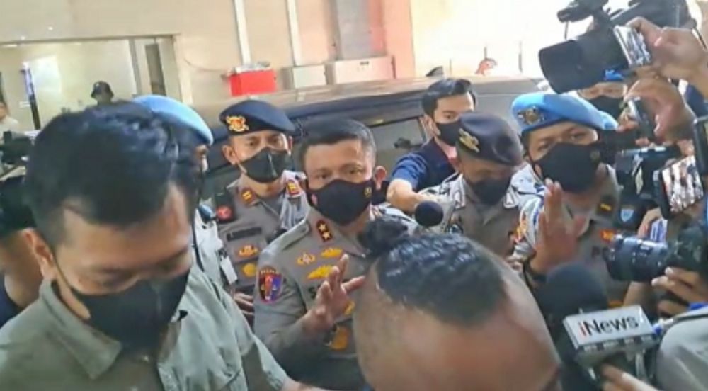 Irjen Ferdy Sambo hadiri pemanggilan pemeriksaan di Bareskrim Polri. 